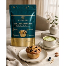 Kolajenli Ve Proteinli Kakaolu Muffin Kek Yulaf Unlu, Hurma Tozlu, Ham Kakaolu Pratik Toz Karışımı 100 G