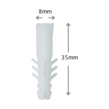 Plastik Dübel 8mm 100 Adet 1