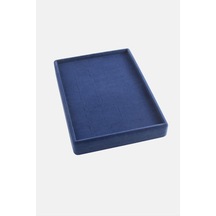 Dikey - 343 - Anfora Kumaş Batırmalı Yüzük Tablası - Nazblsmm - 17x23 Lacivert