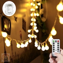 Technosmart 20 Ledli Kumandalı 8 Modlu Dekoratif Led Sarı Işık Pi