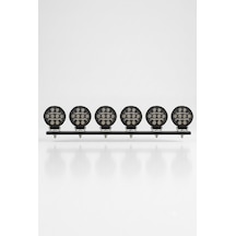 Çalışma Lambası Metal Yuvarlak 6'lı Led Bar