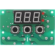 12v Dijital Sıcaklık Kontrol Cihazı -50 110 C, 2 Röle Çıkışı, Otomatik Soğutma/ısıtma, Yüksek/düşük Alarm, 0.1 C Hassasiyetli Ekran