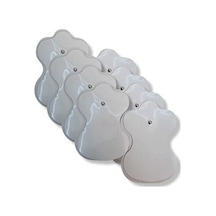 8 Adet 8x5 Cm Çıtçıtlı Tens Pedi Seti, Konfor Ve Güvenlik İçin Ideal