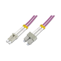 Beek Lc-sc Fiber Optik Patch Kablo, Multimode Om 4 50/125 Duplex, 3.0mm, Lszh, 3 Metre-19189