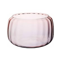 Pasabahce Rose Ripples Vazo 18.8x32.4 Cm Pembe