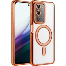 Newface Xiaomi Redmi 15 4g Joke Simli Magneticsafe Kılıf - Turuncu Diğer