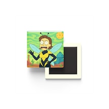 Wasp - 9x9 Cm Baskılı Kare Buzdolap Magneti