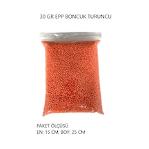 Atermit Epp Renkli Boncuk Köpük Aksesuar 30 Gr - Turuncu