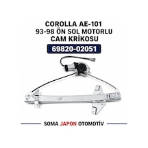 Corolla Ae-101 93-98 Ön Sol Motorlu Cam Krikosu 69820 12382