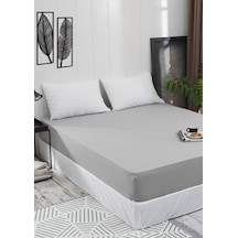 Özdilek Fıtted Yastıklı Çarşaf 100x200+30 Gümüş