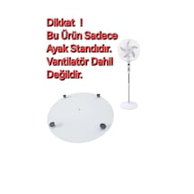 Arçelik Uyumlu 16355 Av Vantilatör Ayak Standı Beyaz