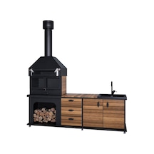 Fırınlı Tezgahlı Barbekü 2.4m Diğer