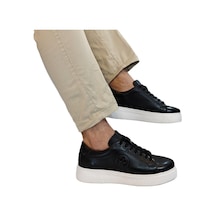 Voyager 6204 Siyah-beyaz Hakiki Deri Erkek Ayakkabı Siyah - Beyaz