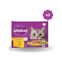 Whiskas Yaş Mama Poşet Kümes Hayvanları 340 Gr - 2 Adet