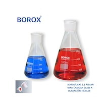 1000 Ml Erlen Şilifli Boyun N.S-Plastik Kapaklı -Erlenmeyer Flask