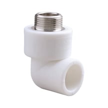Pvc Boru Pprc Dış Dişli Dirsek 20x3/4'' 10 Adet 1