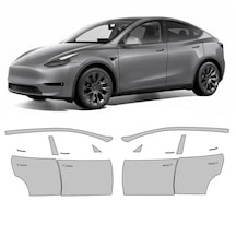 Tesla Model Y 2021 Juniper Orta Grup, Hazır Kesim, 210 Mikron Ppf Tpu, Şeffaf Boya Koruma Filmi