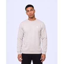 Kappa Tanner Erkek Taş Rengi Regular Sweatshirt