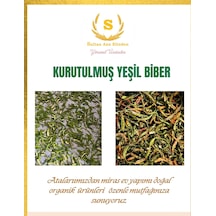 Sultan Ana Elinden Kurutulmuş Yeşil Biber 100 G