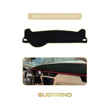 Skoda Octavia 2013-2019 Torpido Koruma Halısı Bej Kenar 1 Adet