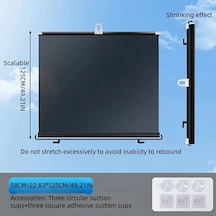 Dashanshop Küçük Boy Otomobil Ve Ev İçin Çekmeli Güneşlik Ve Yalıtım Perdesi