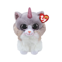 Ty Beanie Boos Peluş Unicorn Kedi Asher 22 Cm Açık Bej