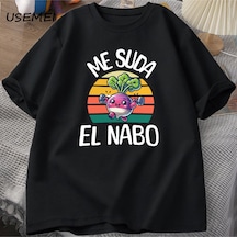 Flood Of Style Alf No Problem Graphic T Shirts Funny Cotton Short Sleeve Harajuku Mens Clothes Fashion O Enc Siyah