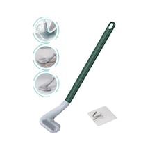 3b Trend Ergonomik Tasarımlı Silikon Banyo Tuvalet Klozet Temizleme Fırçası Askılı Siyah