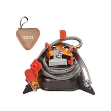 Dancemonkey Çekirdekli Brülörlü Kamp Ocağı 6800w Propan Bütanlı Ocağı Piezo Ateşlemeli Sobası Gri Gri