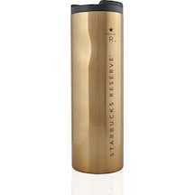 Starbucks Reserve Klasik Bakır Rengi Paslanmaz Çelik Termos - 473 ml Sarı