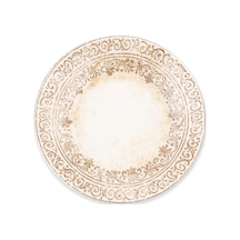 Bambum Şems Porselen Pasta Tabağı 20 Cm Çok Renkli