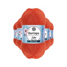 5 Adet Lotus Bikini Büstiyer Bluz Örgü İpi K211 Yavruağzı Çok Renkli