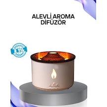Hubrendy Tekno Volkan Efektli Aroma Difüzörü Sessiz Çalışma, Otomatik Kapanma Ve Led Işık