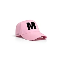 Ogc M Harfi Unisex Şapka Pembe