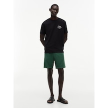 Tommy Hilfiger Scrıpt Stack Regular Tee Erkek Siyah T-shirt - Mw0mw43224