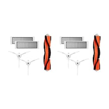 Moveevo Xiaomi Taş Robot Süpürge Fırça Ve Hepa Filtre Seti - 2 Adet Ana Fırça + 4 Yan Fırça + 4 Filtre