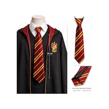 Harry Potter Gryffindor Fermuarlı Ayarlanabilir Kravat - Ybve-764220