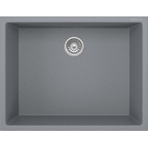 Real Gordion 58 Gri Granit Eviye K012 52.5 x 40 CM Tezgah Altı