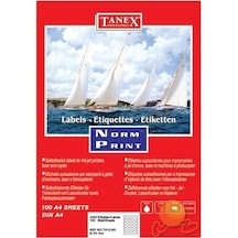 Tanex Tw-2140 40 MM Laser Etiket 100 Ad.