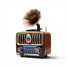 Rt-606 Gramafon Nostaljik Radyo,bluetooth Trend Nostalji Radyo