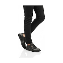 Bulldozer Siyah Ortopedik Hakiki Deri Masaj Etkili Erkek Casual Ayakkabı Çok Renkli