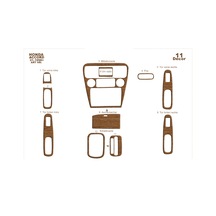 Honda Accord Euro Torpido Kaplama 1998-2002 11 Parça Açık Meşe