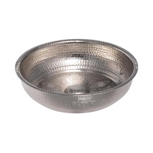 Hamam Tası, Zamak Metal, Geleneksel Banyo Aksesuarı Beyaz Diğer