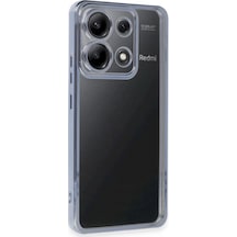 Poco X6 Kılıf Razer Lensli Silikon - Açık Mavi