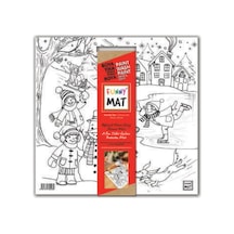 Funny Mat - Karlı Bir Gün 40x40cm