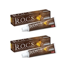 Rocs Kahve Tütün Lekelere Karşı Diş Macunu 60 Ml - 2 ADET-SKT:06/2025