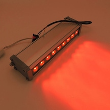 Led Aydınlatma Wall Washer Duvar Boyama 30 Cm 9w 6 Renk  Kırmızı