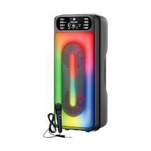 Torima KTS-1555 Mikrofonlu RGB Ledli Taşınabilir Bluetooth Hoparlör