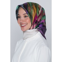 Armine Saf İpek Eşarp Nostalji Sura S 8339d Taş-yeşil
