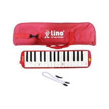 Lino 32K Bez Çantalı Melodika Kırmızı